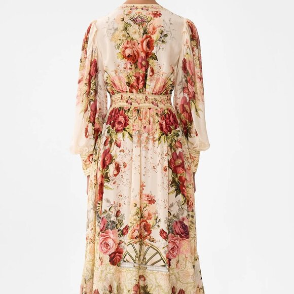 Camilla long button front dress Size M - Picture 2 of 14